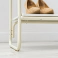 thumbnail image 2 of IRIS Garment Rack, 2-Shelves, Clothes Racks for Closet Organization, Plant Stand, Marble White, 2 of 7