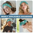 thumbnail image 6 of COEQINE Axolotl Plant Nurse Button Headband Stretchy Headband for Running Cycling Football Basketball Yoga Workout Headbands for Medical Workers Sports Headbands Bulk, 6 of 7