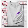 thumbnail image 2 of S4E Men's Rainbow Flag LGBTQ Gay Pride Long Sleeve Shirt XXX-Large Sports Grey, 2 of 4
