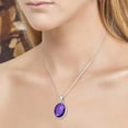 thumbnail image 4 of 925 Sterling Silver Pendant Amethyst Quartz Handmade Jewelry, 4 of 7