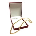 thumbnail image 4 of 14k Yellow Gold Miami Cuban Link Chain Necklace, Width 6.9mm, 30", 4 of 5