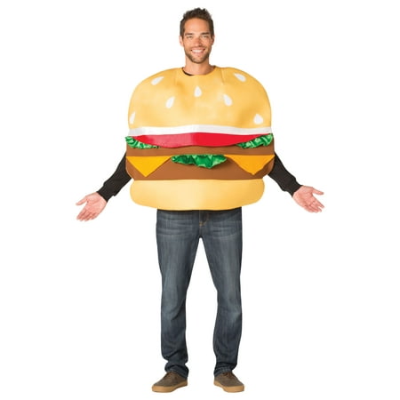 Slider Burger Men's Adult Halloween Costume, One Size, (40-46)