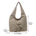 thumbnail image 3 of Hsqqdc Pleated Underarm Bag, Lightweight Large Capacity Tote Commuter Handbag for Women, 3 of 7