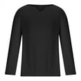 thumbnail image 6 of Christmas Clearance! Borniu Mens Shirts,Long Sleeve Shirts for Men,Casual Fashion Middle Solid Color Long Sleeve V-Neck Blouse Tops Shirt Clearance, 6 of 6