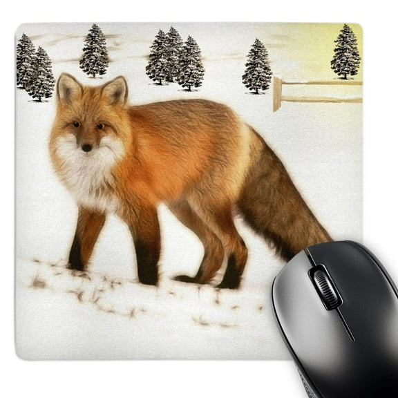 3dRose, Fractalius Red Fox, MousePad