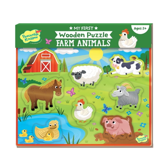 My First Wooden Puzzle: Farm Animals (Other)