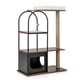 thumbnail image 4 of Costway Torre Para Gatos De 118 Cm De Altura Con Marco De Metal Con Percha Superior, Condominio Para Gatos, Postes Rascadores De Yute, Tablero De Sisal, Bola Colgante, 4 of 4