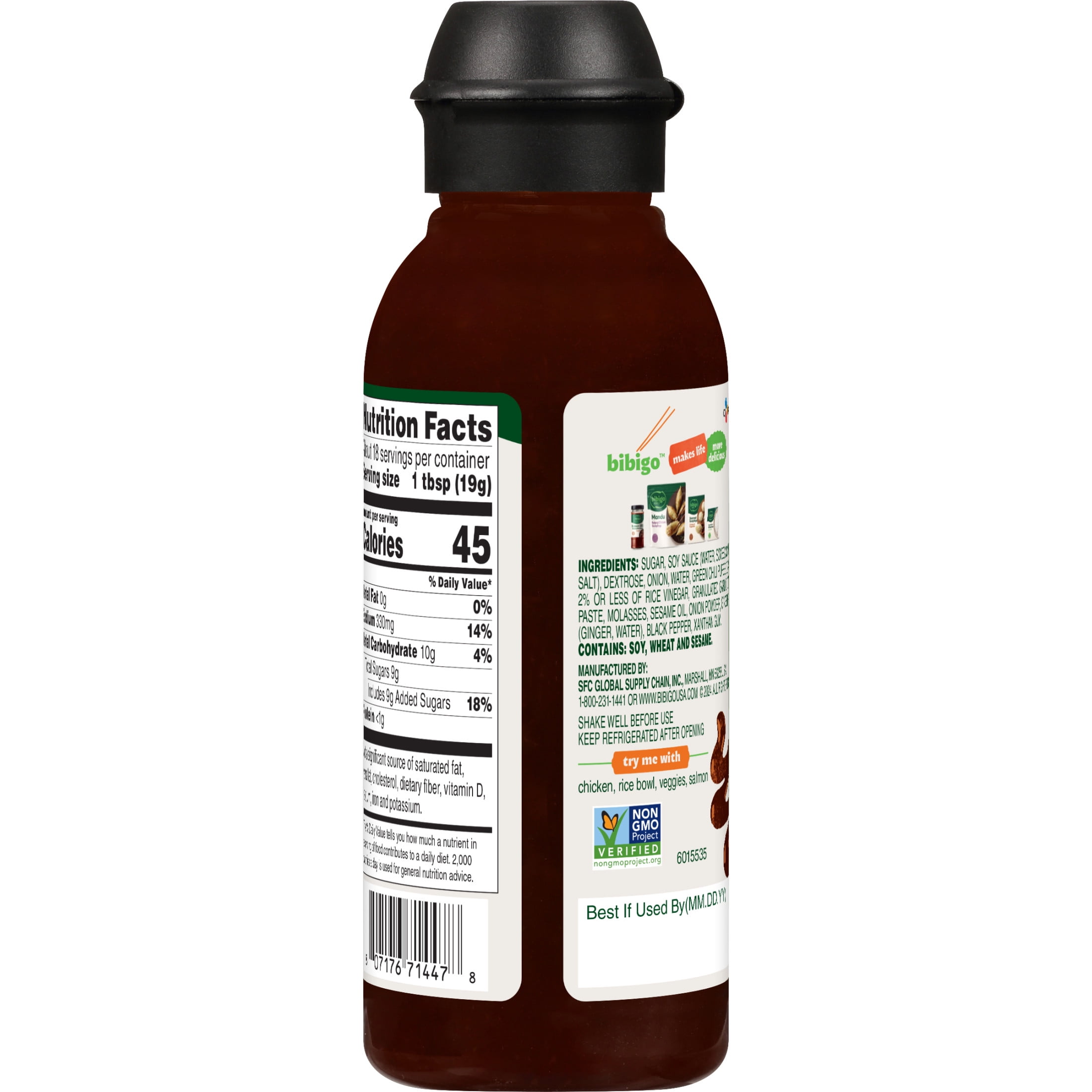 Bibigo Original Korean BBQ Drizzle Sauce, 12.16 oz