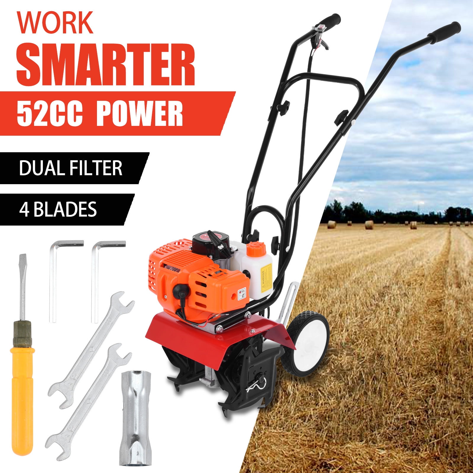 Garden & Outdoors Cultivators & Tillers 2Stroke Petrol Garden Mini