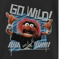 thumbnail image 2 of Girl's The Muppets Animal Go Wild  Graphic Tee Black Medium, 2 of 4