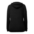 thumbnail image 7 of Mercatoo Kids Girls Ribbed Knit Ho𝐨dies Sweatshirts Oversized Trendy Plain Pullover Shirts Fall Winter Warm Thermal Clothes, 7 of 7