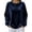 Blue, variant on Velvet Tops for Women 2026 Long Sleeve Shirts Casual Loose Fit Velour Pullover Tee Shirts Soft Comfy Warm Lightweight Basic Tops by Yigetop Navy L