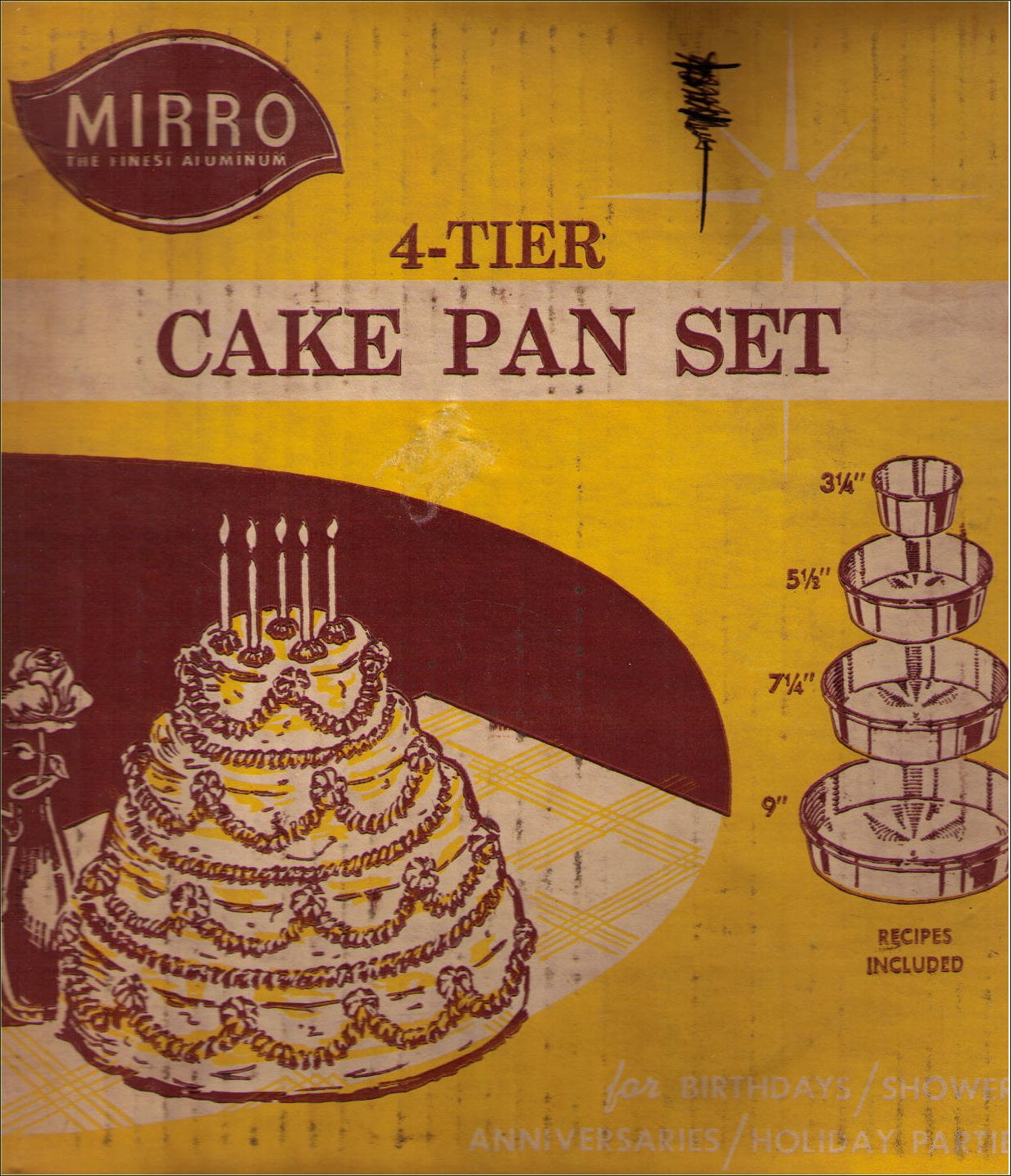 Mirro aluminum cake pan cheap