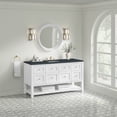 thumbnail image 3 of James Martin Vanities 330-V60S-LNO-3CSP Breckenridge 60" Free Standing Single Basin Poplar, 3 of 7
