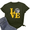 thumbnail image 6 of Penkiiy Muslim Ramadan T Shirts for Women Moon Shirt Mystical Graphic Tee Top 2XL Army Green, 6 of 6