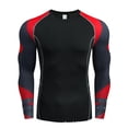 thumbnail image 1 of Mallas elásticas para hombre, deportivas, deportivas, para correr, absorbentes y de secado rápido, camiseta de manga larga Fridja  nalpqowj15613, 1 of 9