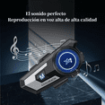 thumbnail image 3 of Audífonos Edr Con Bluetooth 5.2 Para Casco De Motocicleta Negro/Gris, 3 of 4