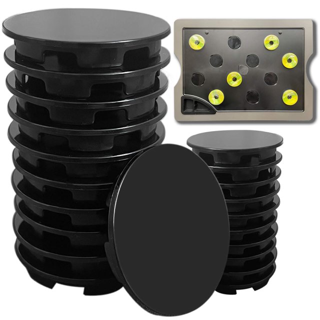 Kit de separadores para plantas Ulrempart, paquete de 25, negro, compatible con varios modelos