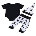 thumbnail image 2 of Newborn Baby Boy 3pcs/Set Clothes Jumpsuit Pants Hat Outfits Set, 2 of 4