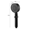 thumbnail image 5 of LOVEVER 2Pcs RV Shower Head with Hose Three Adjustable Settings Rainfall Shower Head Skin-Friendly Water Flow Rain Shower Head, 5 of 5