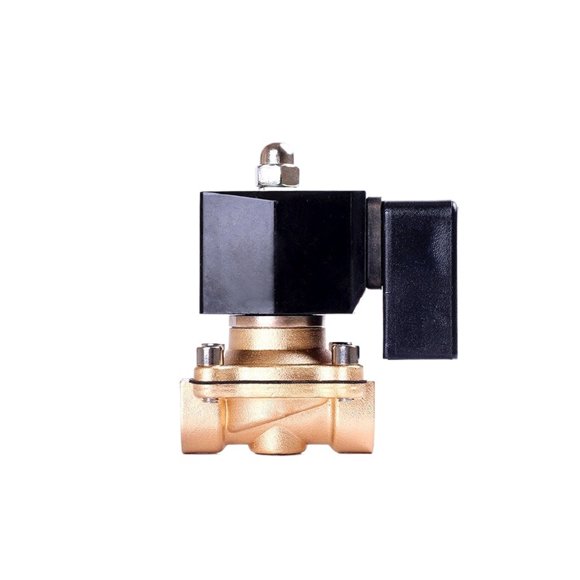 1/2" Energy Saving Normally Closed Brass Solenoid Valve Switch Valve Water Valve 220 24 Hours Energize Not Fever ,Easy to Install