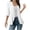 White, variant on Summer Cardigan for Women Eyelet Hole 3/4 Sleeve Tops Open Front Lightweight Boho Beach Wear