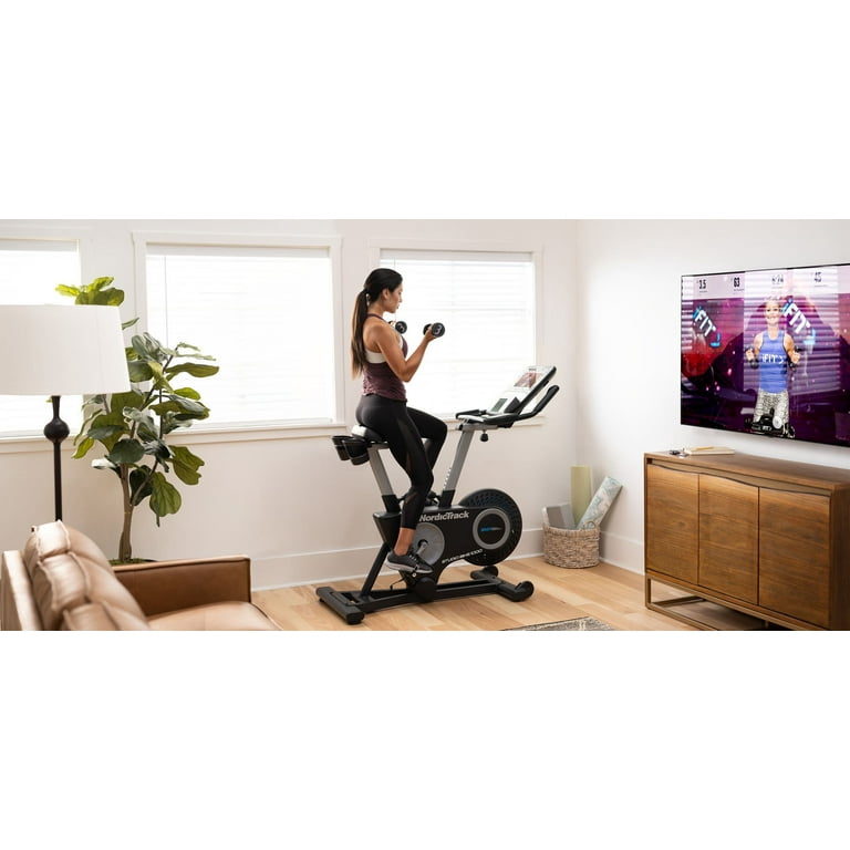 NordicTrack 1000 Stationary Exercise Bike with 10 Touchscreen 30 Day iFIT Membership Walmart