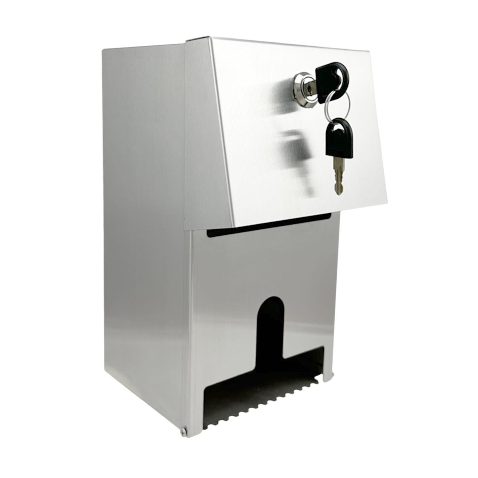 CUTICATE Commercial Toilet Tissue Dispenser Hold s Capacity Modern Wall Mount Lockable Roll Paper Holder Tissue Holder for Malls