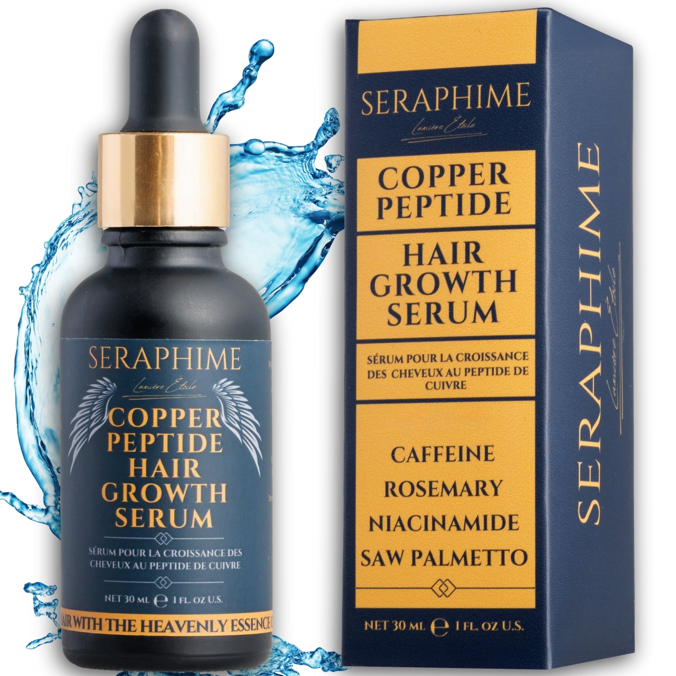 neurogan ghk-cu copper peptide hair & scalp serum 2oz CU de 4800 mg favorece el crecimiento capilar Neurogan GHK-Cu Copper Peptide Hair