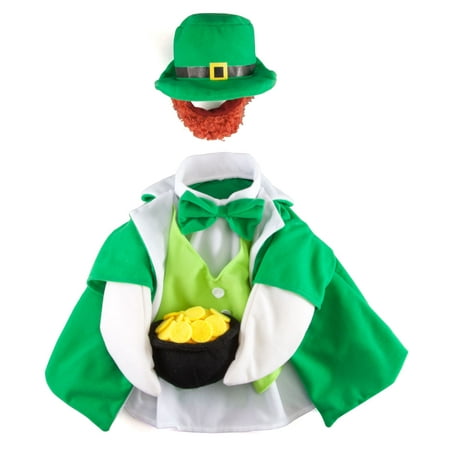 Lucky Leprechaun Goose Outfit, St. Patrick’s Day Costume for Lawn Décor, Polyester