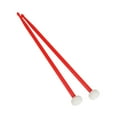 thumbnail image 4 of Runquan 2 Pcs Baguettes de Percussion pour Cymbales Exercice Performance Rouge, 4 of 8