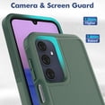thumbnail image 2 of Dteck Case for Samsung Galaxy A16 5G, Heavy Duty Rugged Shockproof Protective Phone Cover with Lanyard Stap & Phone Tether Tab,Deep Green, 2 of 6