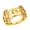 Gold, variant on Men Women's Stainless Steel Ancient Tree of Life Double Layers Ring Vintage Leaves Statement Ring Personalized Jewelry Gold Size 9