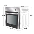 thumbnail image 3 of Horno de Gas Empotrable 60 cm Disa Home  58 L HGEMP24AI, 3 of 3