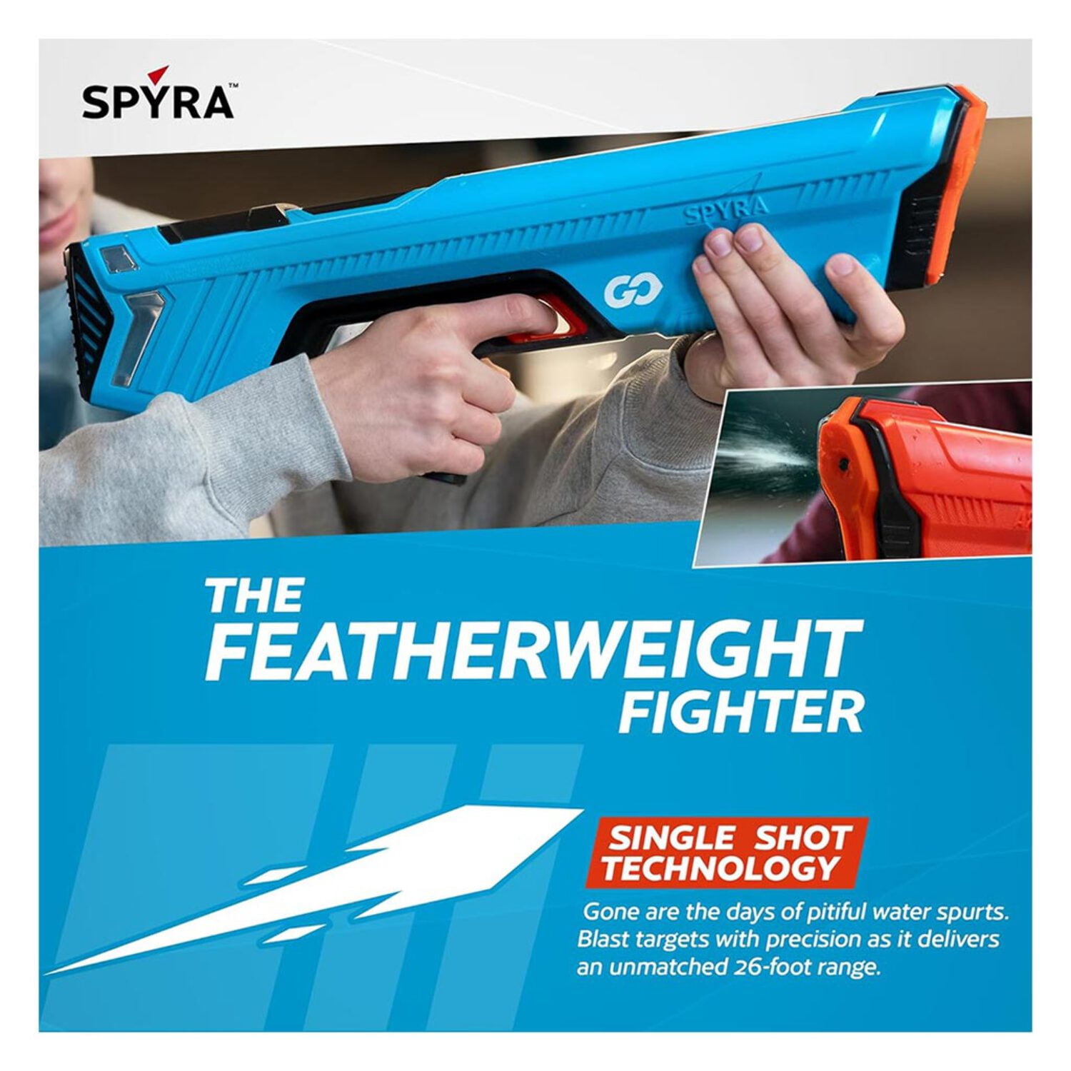 SpyraGO Lightweight Electric Water Blast Gun