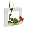 thumbnail image 4 of Macetero de pared moderno, colgador de plantas, jarrón colgante para flores, soportes para plantas artificiales. Blanco 20x20x45cm, 4 of 9