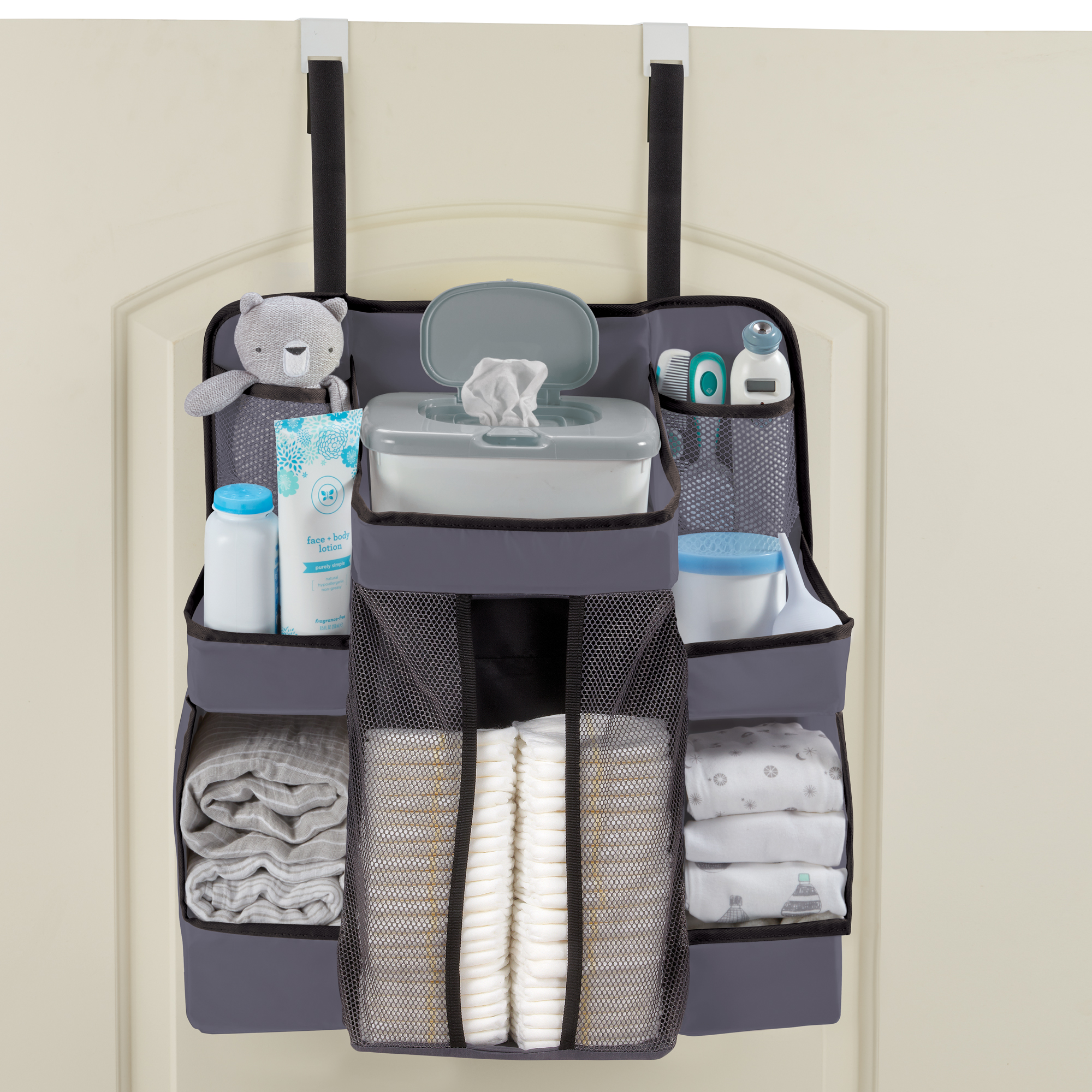 L.A. Baby Diaper Caddy and Nursery Organizer for Baby's Essentials ...