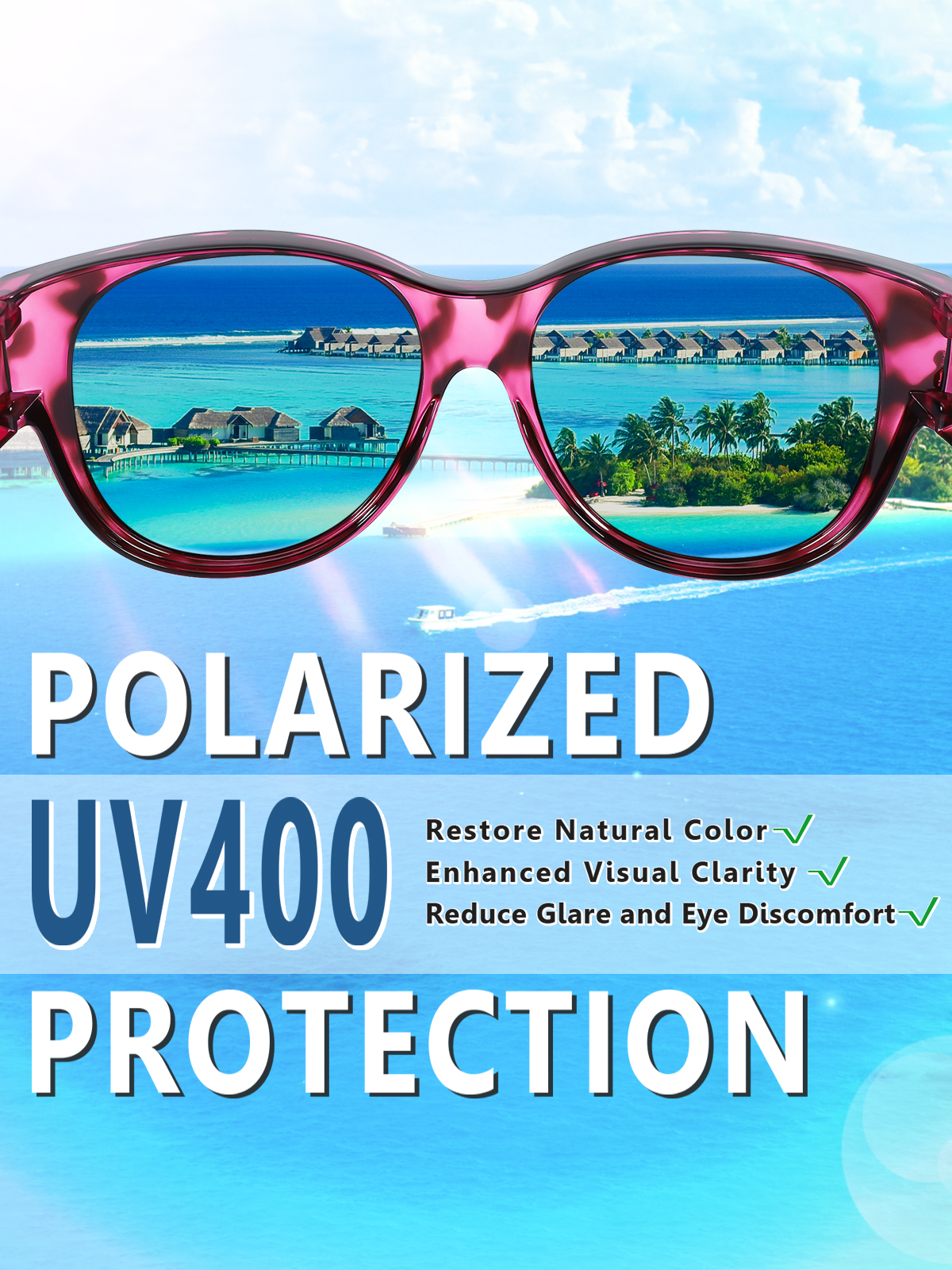 TINHAO Polarized Fit-Over Sunglasses with Hard Case photo 4