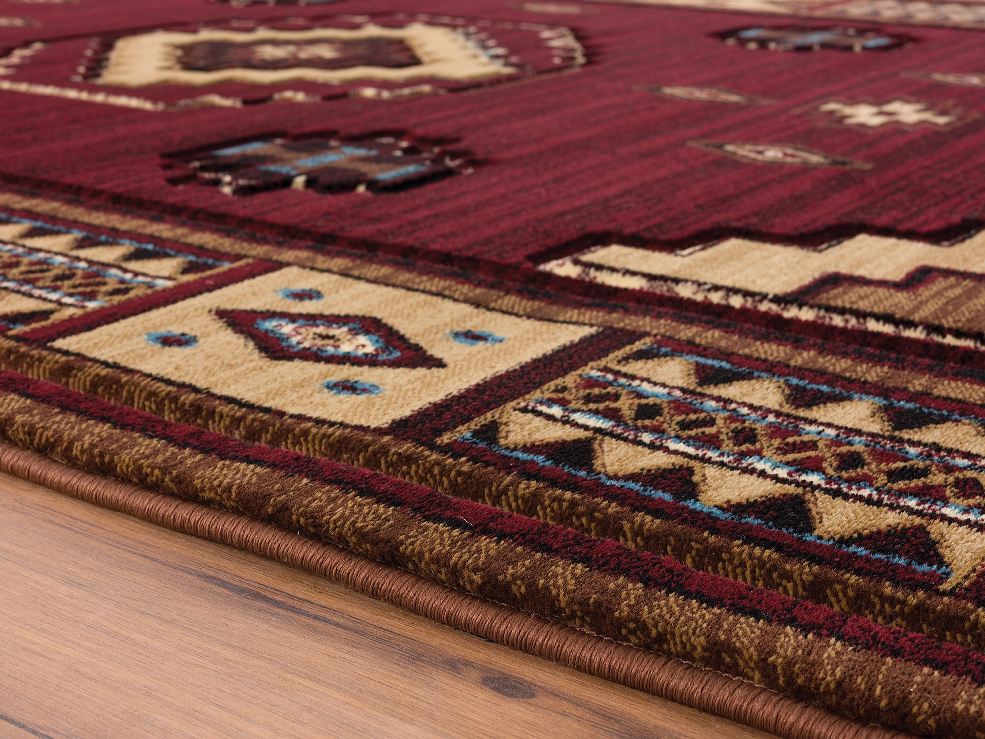 United Weavers Rustic Forest Bayard Hand-Carved Area Rug or Runner