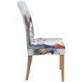 thumbnail image 3 of Funda protectora para silla ABPHQTO Navidad alegre muñeco de nieve estiramiento asiento comedor Hotel boda fiesta conjunto de 6, 3 of 4
