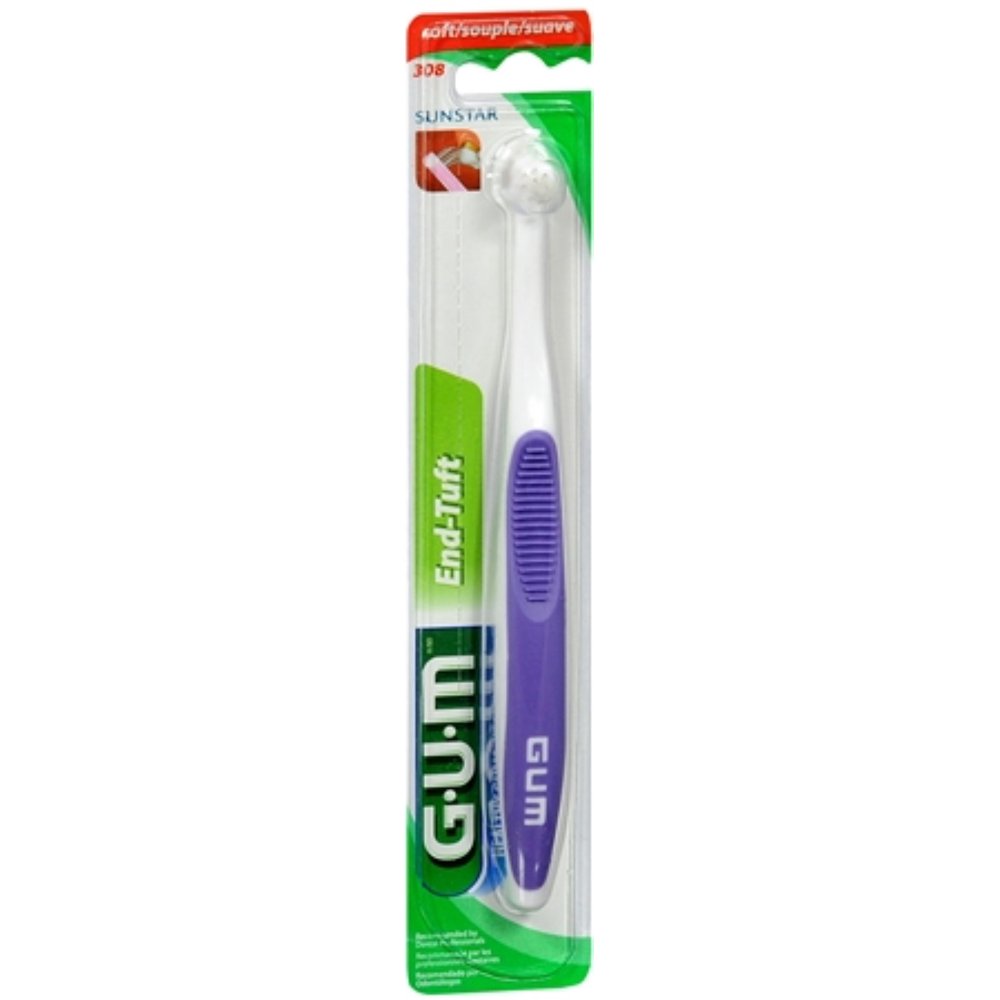 GUM EndTuft Brush Soft 1 Each (Pack of 4)