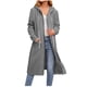 thumbnail image 1 of Ichuanyi liquidación mujer casual sólido sólido manga larga camisa de bolsillo con capucha sudadera tops ICHUANYI WER202308242947, 1 of 5