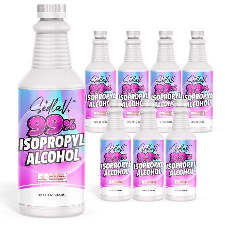 Isopropyl Alcohol 99% Rubbing Alcohol 99% Isopropyl Alcohol 32 Fl Oz Pack of 8