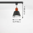thumbnail image 3 of FSLiving H type Track Lighting,Black Ceiling Spotlighting Remote Control with Color Changing RGB Tunable White A19 Smart Bulb Cone Lights H Track Mounted for Kitchen Island Shopwindow Disco Ball, 3 of 8