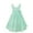 Turquoise, variant on Alvivi Kids Flower Girls Elegant Sleeveless V-Neck Wedding Bridesmaid Flower Dress Formal Ball Gown Lavender 14