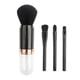 thumbnail image 3 of 4 in 1 Retractable Makeup Brush Set for Travel Blush Bronzer Contouring Blending Buffing Eye Shadow Blush Portable Makeup Brushes, 3 of 5