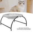 thumbnail image 3 of Cama De Hamacas De Gato, Marco De Acero Inoxidable, Elevado Y Transpirable, Cama Acogedora De Hamacas De Mascotas Interiores Y Exteriores Con Espacio Para Mantas, Para Perros, 3 of 7
