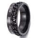 thumbnail image 4 of Spinner De Anillo De Cadena ANGGREK Anillo de Banda de cadena Relax Fidget Para cumpleaños, 4 of 8
