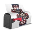 thumbnail image 2 of Daiia Patriotic Boxing Bear Art Mailbox Cover , Magnetic Welcome Mailbox Wraps Post Letter Box Cover for Garden Yard Home Decor-25.5x21 in, 2 of 7