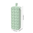 thumbnail image 3 of Soft Silicone Quilted Grids Zipper Pencil Case, Durable and Flexible Storage Pouch for Pens and Stationery, Lightweight and Easy to Clean for Office, Travel, and Daily Organization, 3 of 5